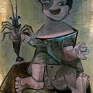 Pablo Picasso Classical Oil Paintings Boy With A Langosta