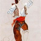 Pablo Picasso Classical Oil Paintings Costume Design For Ballet Tricorne Cubist Period