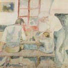 Pablo Picasso Classical Oil Paintings Dinner Time Evocation Of Horta D'Ebre