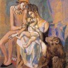 Pablo Picasso Classical Oil Paintings Family Of Acrobats With Monkey Famille D'Acrobates Avec Singe