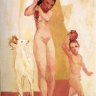 Pablo Picasso Classical Oil Paintings Girl And Goat Jeune Fille A La Chevre
