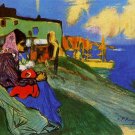 Pablo Picasso Classical Oil Paintings Gypsy In Front Of Musca