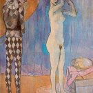 Pablo Picasso Classical Oil Paintings Harlequin'S Family Expressionism