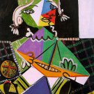 Pablo Picasso Classical Oil Paintings Maya With Boat Maia Au Bateau