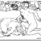 Pablo Picasso Classical Oil Paintings Minotaur Is Wounded Minotaure Blesse Expressionism