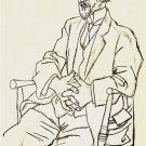 Pablo Picasso Classical Oil Paintings Portrait Of Erik Satie