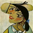 Pablo Picasso Classical Oil Paintings Portrait Of Woman In D'Hermine Pass (Olga)