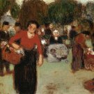 Pablo Picasso Classical Oil Paintings Public Garden Impressionism