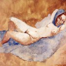 Pablo Picasso Classical Oil Paintings Reclining Nude Fernande