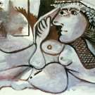 Pablo Picasso Classical Oil Paintings Reclining Nude With Wreath Nu Couche Avec Couronne De Fleurs