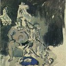 Pablo Picasso Classical Oil Paintings Right Profile Of Clown Pablo Picasso Classical Oil Paintings Right Profile Of Clown
