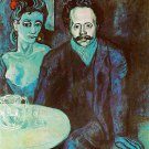 Pablo Picasso Classical Oil Paintings S.Junyer-Vidal With Woman Beside Him Pablo Picasso Classical Oil Paintings S.Junyer-Vidal With Woman Beside Him
