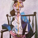 Pablo Picasso Classical Oil Paintings Seated Bather On The Beach