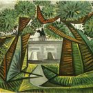 Pablo Picasso Classical Oil Paintings Square Du Vert-Galant Le Square Du Vert-Galant