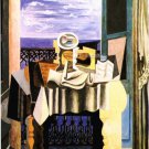 Pablo Picasso Classical Oil Paintings Still Life In Front Of A Window At Saint-Raphael