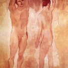 Pablo Picasso Classical Oil Paintings Teenagers Les Adolescents