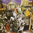Pablo Picasso Classical Oil Paintings The Abduction Of Sabines L'Enlevement Des Sabines Surrealism