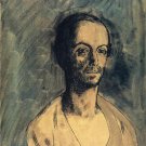 Pablo Picasso Classical Oil Paintings The Catalan Sculptor Manolo Manuel Hugue