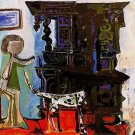 Pablo Picasso Classical Oil Paintings The Dining Room Of Vauvenargues