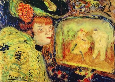 Pablo Picasso Classical Oil Paintings The Divan Japonais