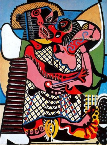 Pablo Picasso Classical Oil Paintings The Kiss Le Baiser