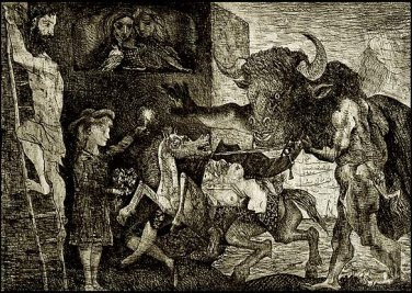 Pablo Picasso Classical Oil Paintings The Minotauromachie Surrealism