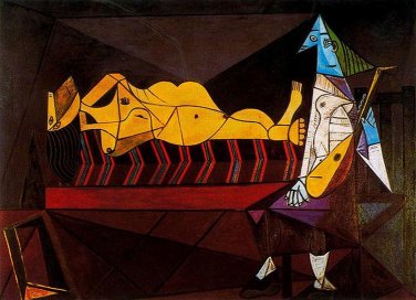 Pablo Picasso Classical Oil Paintings The Serenade L'Aubade