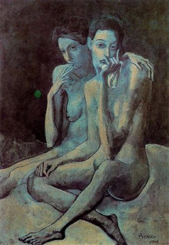 Pablo Picasso Classical Oil Paintings Two Friends Les Deux Amies