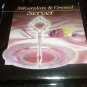 GORGEOUS SILVERPLATE AND CRYSTAL SERVER CAKE CANDY 7" NMB