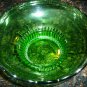 STUNNING VINTAGE E.O. BRODY GREEN GLASS PEDESTAL VASE CLEVELAND 12000