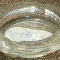 VINTAGE CLEAR GLASS FEDERAL HOTEL KUALA LUMPUR ASHTRAY