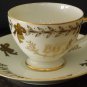 VINTAGE LEFTON FINE CHINA HANDPAINTED 50TH ANNIVERSARY CUP AND SAUCER SET
