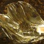 VINTAGE CRYSTAL CANDLEHOLDERS BY GORHAM WEST GERMANY FLYING BIRD DOVE STUNNING 2