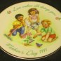 AVON 1991 MOTHER'S DAY COLLECTORS PLATE   MB