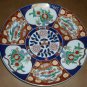STUNNING PORCELAIN ROUND HANDPAINTED DECORATIVE PLATTER JAPAN 12"