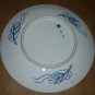 STUNNING PORCELAIN ROUND HANDPAINTED DECORATIVE PLATTER JAPAN 12"