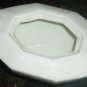 ANTIQUE WHITE PORCELAIN LIDDED SUGAL BOWL VICTORIA CZECHO-SLOVAKIA CRACKED BOHEM
