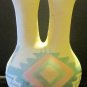 VINTAGE UNGLAZED CERAMIC DOUBLE SPOUTS BRIDGE BOTTLE VASE VESSEL PERU UNIQUE