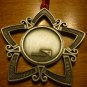COLLECTIBLE PEWTER STAR ORNAMENT MEDAL GRACE AND PIECE BY WORLD VISION 3"
