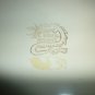 CARVED FAUX IVORY PLATE ORIENTAL OFF WHITE BY IVORY DYNASTY ARNART