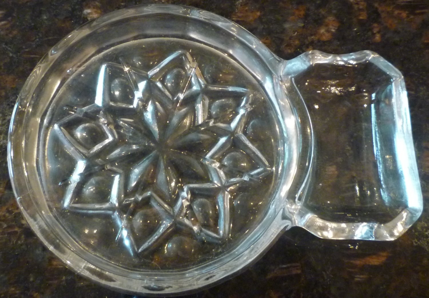 VINTAGE CUT PRESSED GLASS COASTERS INDIVIDUAL CONDIMENT SERVERS ASHTRAY