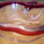 BEAUTIFUL GLASS CRYSTAL SCULPTURED APPLE SERVER BAKEWARE MOLD GERMANY