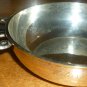 SILVERPLATE ENGRAVED BOWL WITH HANDLE EPNS CROWN EL INDIA