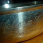SILVERPLATE ENGRAVED BOWL WITH HANDLE EPNS CROWN EL INDIA