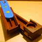 UNIQUE HANDPAINTED BUGS WOODEN PEN & PENCIL ORGANIZER HOLDER CASE WITH A SECRET