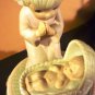 CHARMING PORCELAIN FIGURINE 'BABY'S FIRST CHRISTMAS' GUARDIAN ANGEL LEFTON CHINA