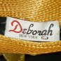 GORGEOUS VINTAGE SUMMER STRAY HAT WITH A BOW BY DEBORAH OF NEW YORK COLLECTIBLE