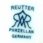 GORGEOUS REUTTER GERMANY 1985 PORCELAIN SANTA JEWELRY TRINKET BOX
