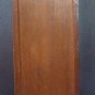 STUNNING WOODEN MIRRORED JEWELRY BOX ETCHED GLASS DOOR PINK LINING INSIDE 12"