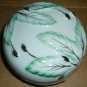 VINTAGE ELEGANT FINE PORCELAIN FOOTED POWDER TRINKET JEWELRY BOX JAPAN W RICE
